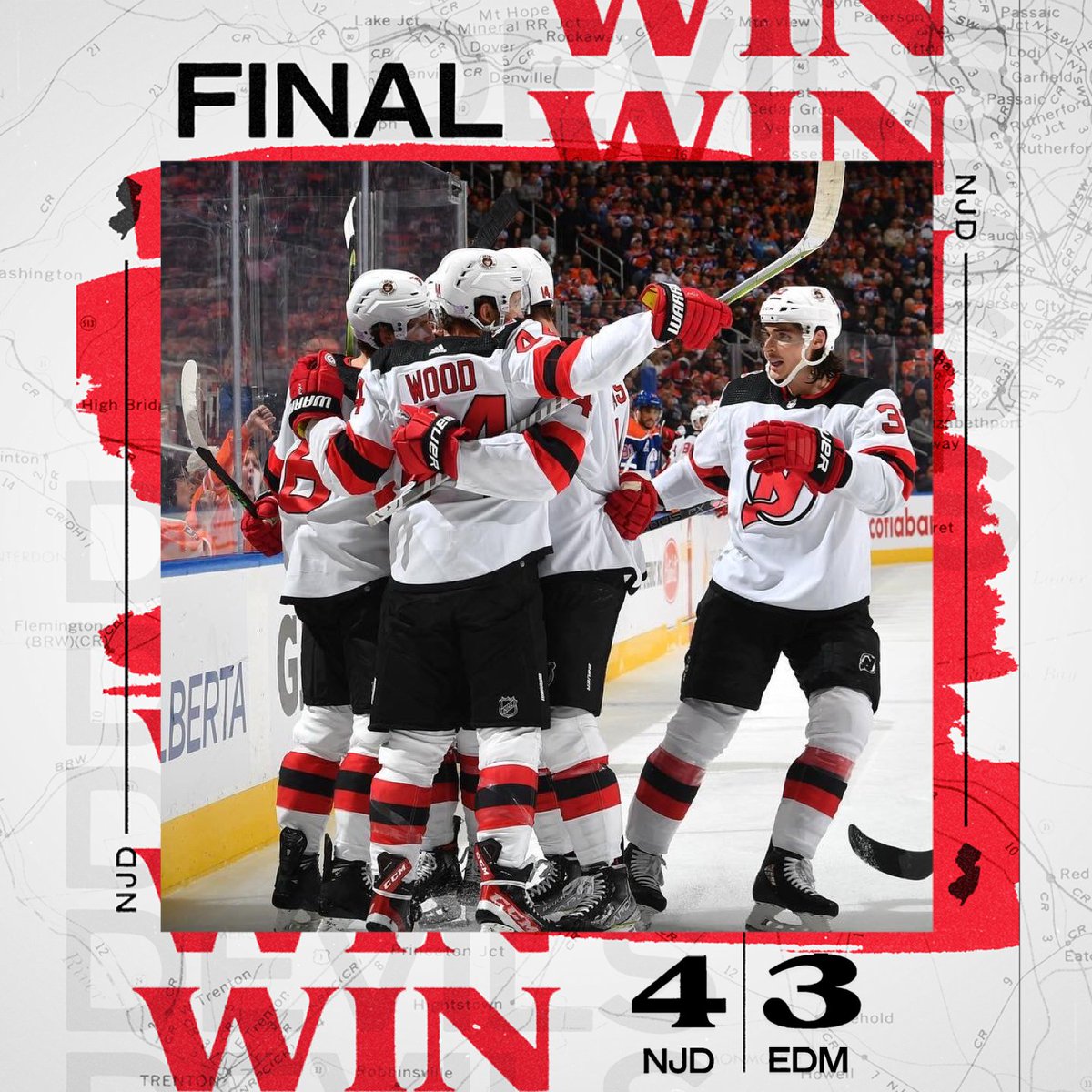 NJDevils's tweet photo. FIVE IN A ROW!!

Game Story: https://t.co/4xE8aXyWTT https://t.co/ED2BwuE4FB