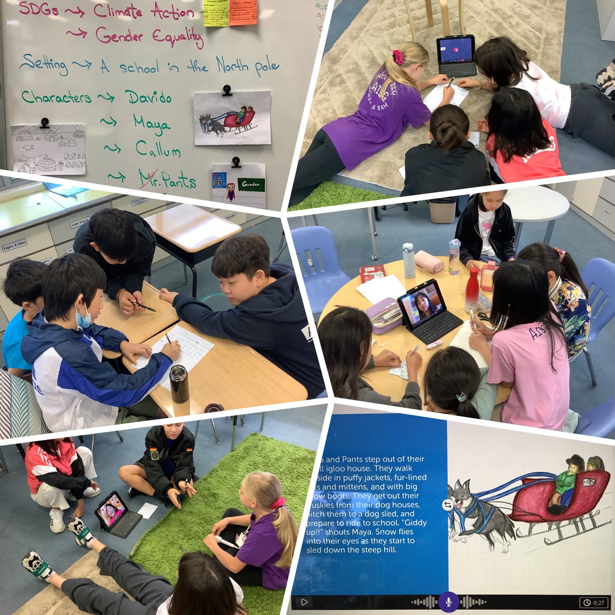 This week, #AISGZ Ss in 5D completed the beginning of their #travellingtales by selecting a #SDG to focus upon, building dynamic characters, and writing &amp; illustrating the opening scenes. Excited to be part of another #collaborative story with @eamckim, <a href="/ademarina/">marina tri hastuti</a>, &amp; <a href="/villanikids/">Mrs. Villani</a>