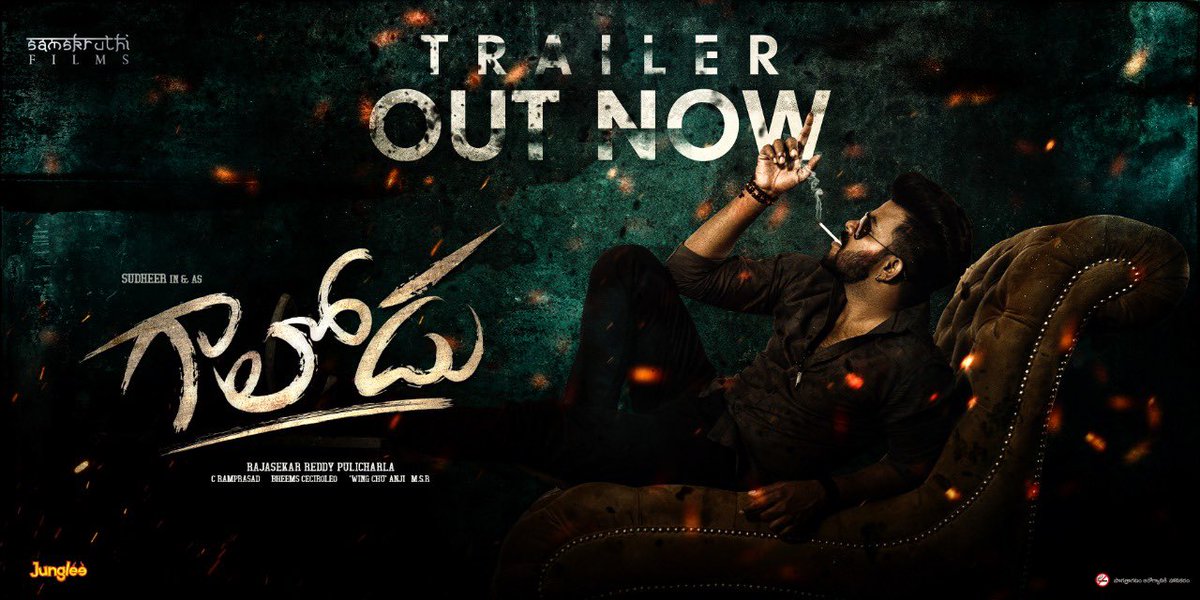 He's Here!! 🤩

#GaaloduTrailer is Out Now 🔥 🔥
▶️ youtu.be/ccrFR8ANpU0

In Theatres from November 18th

@SudheerAnand <a href="/gehna_sippy/">Gehna Sippy</a>
#GaaloduOnNovember18th