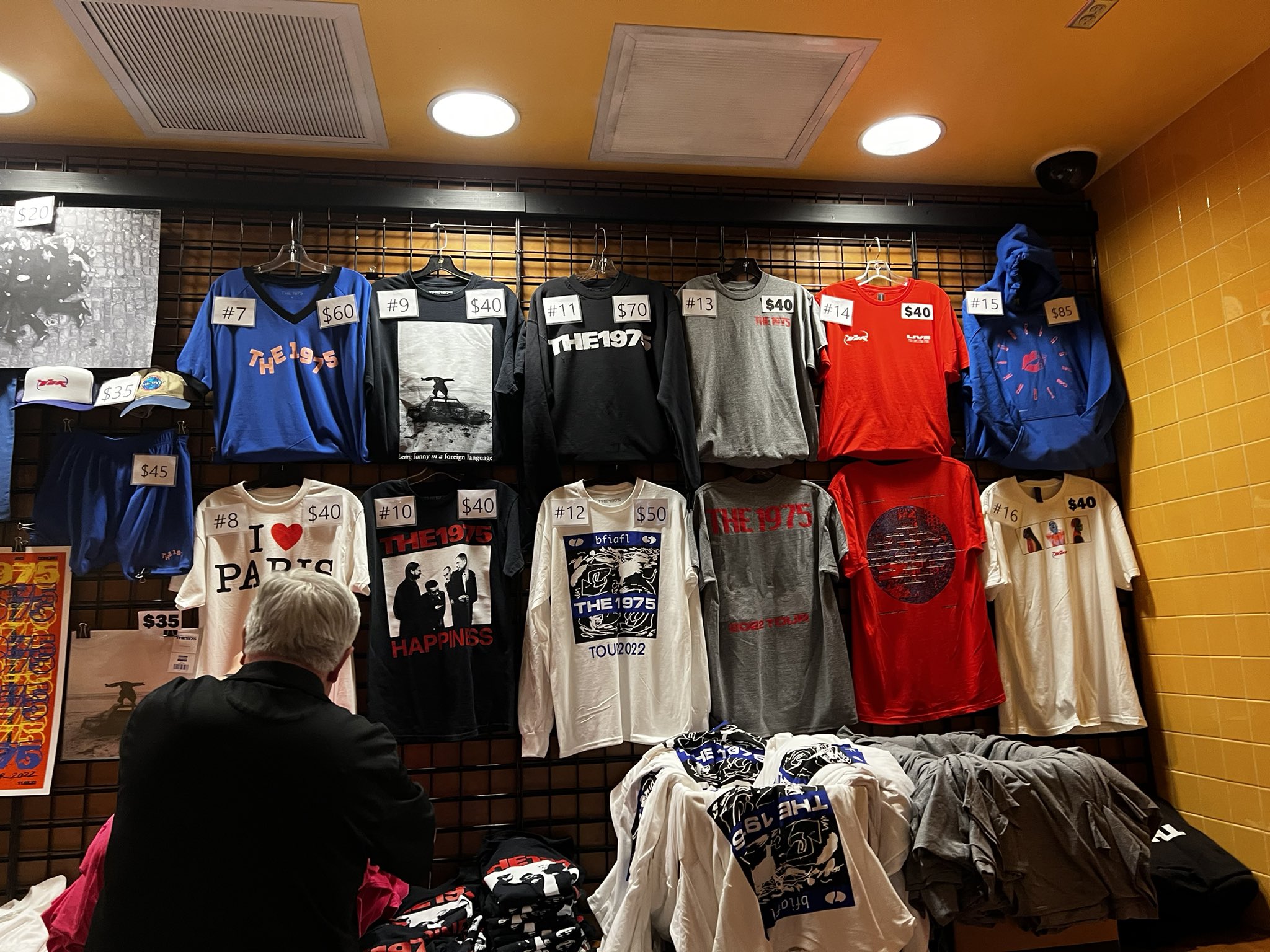 The 2024 1975 merchandise