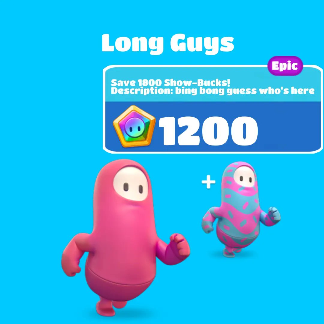 FGBrasilLeaks's tweet photo. Next store item๐๏ธ๐
Featured - Walking Tall
From: 14th November 2022 6:00 AM
To: 19th November 2022 5:59 AM
#fallguysskins #fallguys #fallguysstore #fallguysgame #fallguysultimateknockout
#fallguys #Fallguysultimateknockout #fallguysseason6 #fallguysstore https://t.co/cvWrrVB29C