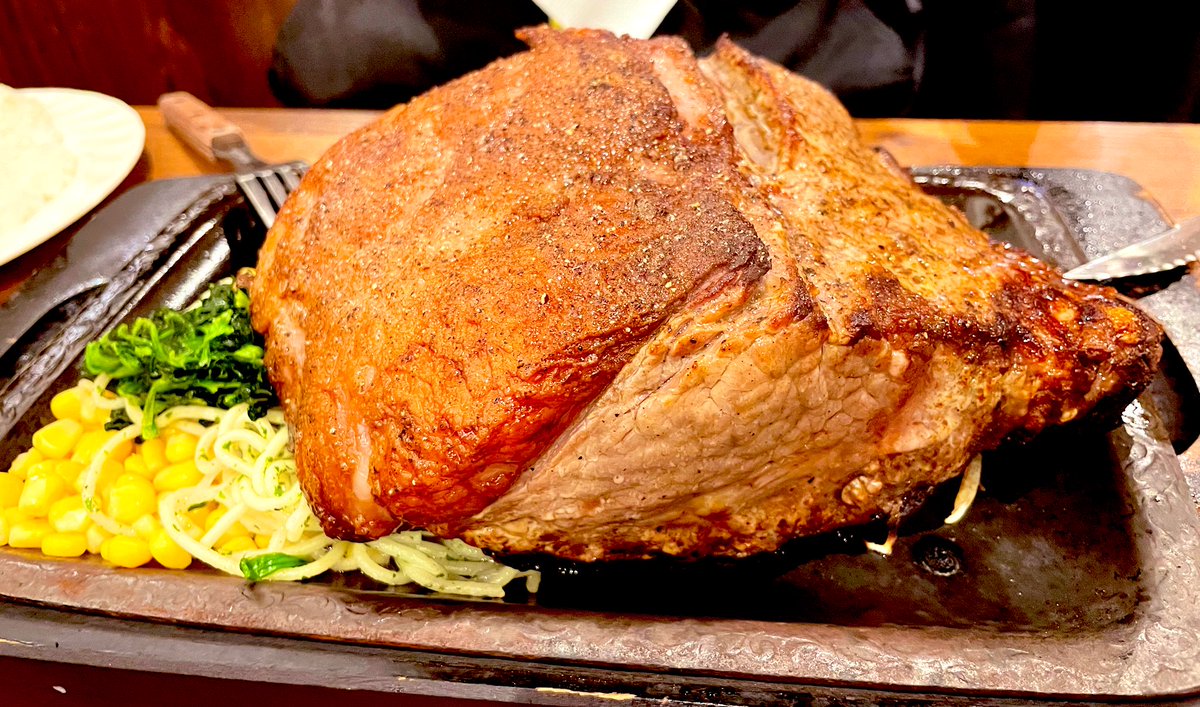 1ポンドステーキ🥩と
3ポンドステーキ🥩🥩🥩 