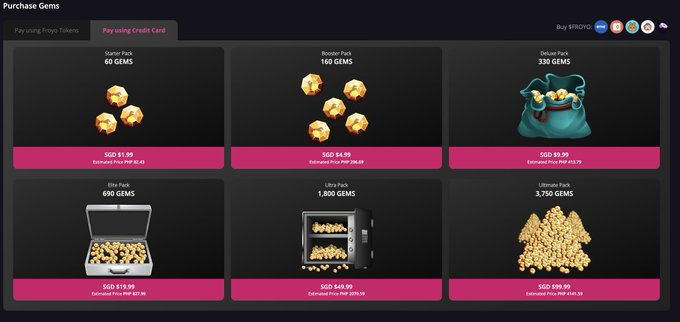 coolstuff3623's tweet photo. Not enough #gems and still want to play on
@realfroyogames
#gameboxbeta?
💡 buy #gems using your #creditcard or use your daily spin!💳
https://t.co/Y51HwmKSC2
#nftcommunity #blockchain #metaverse #nft #crypto #gamefi #p2e #playtowin https://t.co/jkUrNPbrzY
