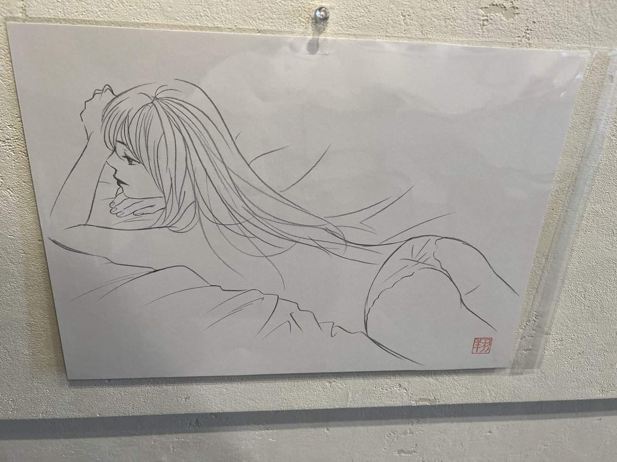 ナインティーン2話目の扉ラフ、遊具で遊ぶ七海、ちょっとエロティックな沙羅ちゃん。こちらも売ってます。 