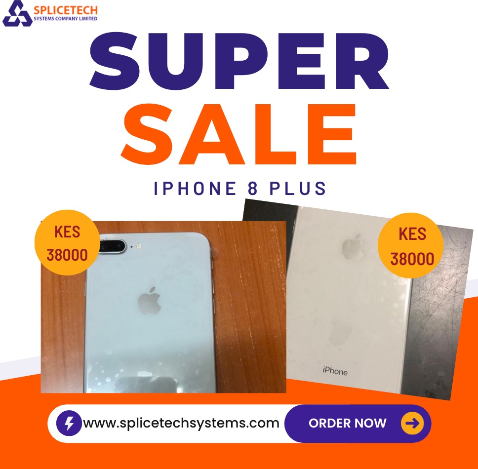 Splice_ke's tweet photo. The iPhone 8 Plus : 10% off : iPhone 8 plus. November is the month for Upgrading! You can upgrade to the iOs. 
From Kes 41,800 to Kes 38,000 The iPhone 8 plus can be yours!
#iphone8plus#apple#blackfridaydeals#splice#weworknow 
📞0726102768 https://t.co/uMNVFBTK8P