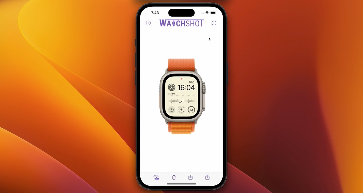 maltekir's tweet photo. Unsere kostenlose iOS-App Watchshot zum Verschönern von Apple Watch Screenshots erscheint heute in Version 2.0. Ein Überblick über die neuen Funktionen gibt es in diesem Video.

https://t.co/W1fbDbh0BT https://t.co/6IiOeeOU1v