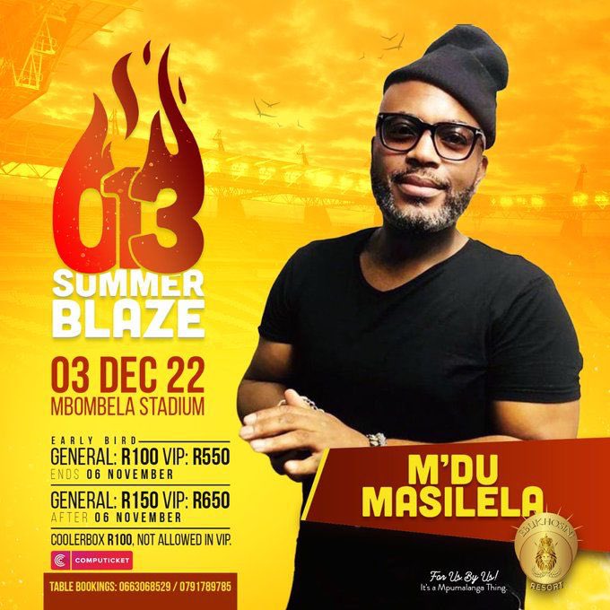 A real kwaito legend on the 013SummerBlaze event 🔥🔥