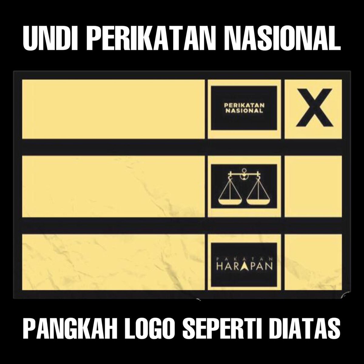 PerikatanM's tweet photo. Undi Perikatan Nasional https://t.co/VS4aeVYsoR
