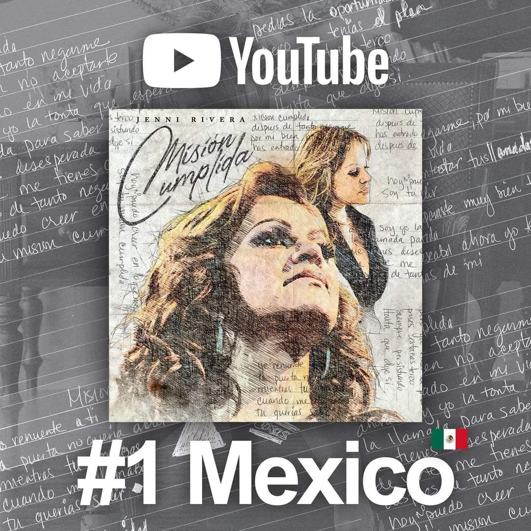 RiveraUpdates_'s tweet photo. ¡Gracias México por seguir apoyando el legado de musical La Diva!
Gracias por seguir haciendo de #JenniRivera LA NUMERO 1. 🦋🇲🇽 #LaDivaSigueRifando #MisiónCumplida https://t.co/RvH8nGhOEn