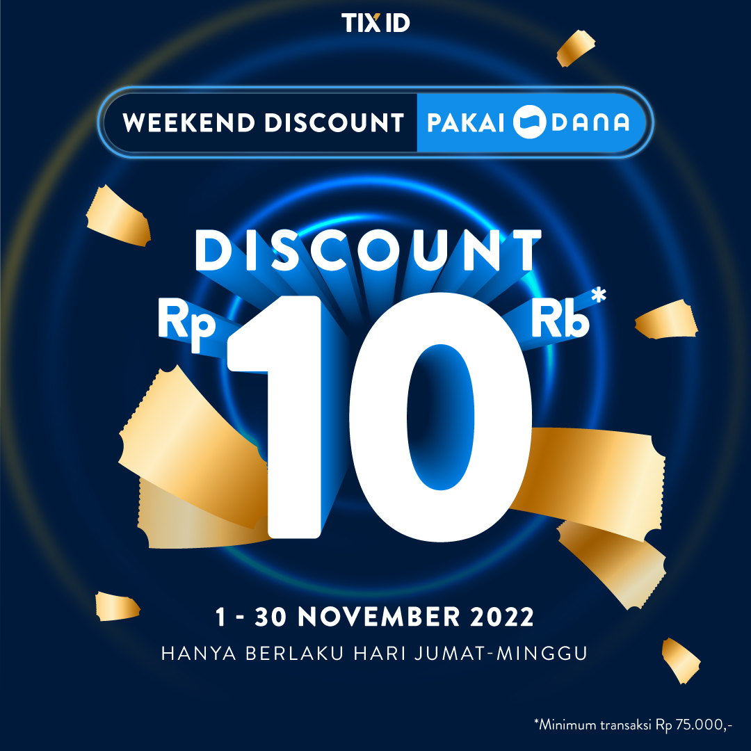tix_id's tweet photo. Happy Friday! Jumat lebih seru dengan promo dari #DANAID , cari info lanjutnya di aplikasi TIX ID! https://t.co/cIc3caFPt1