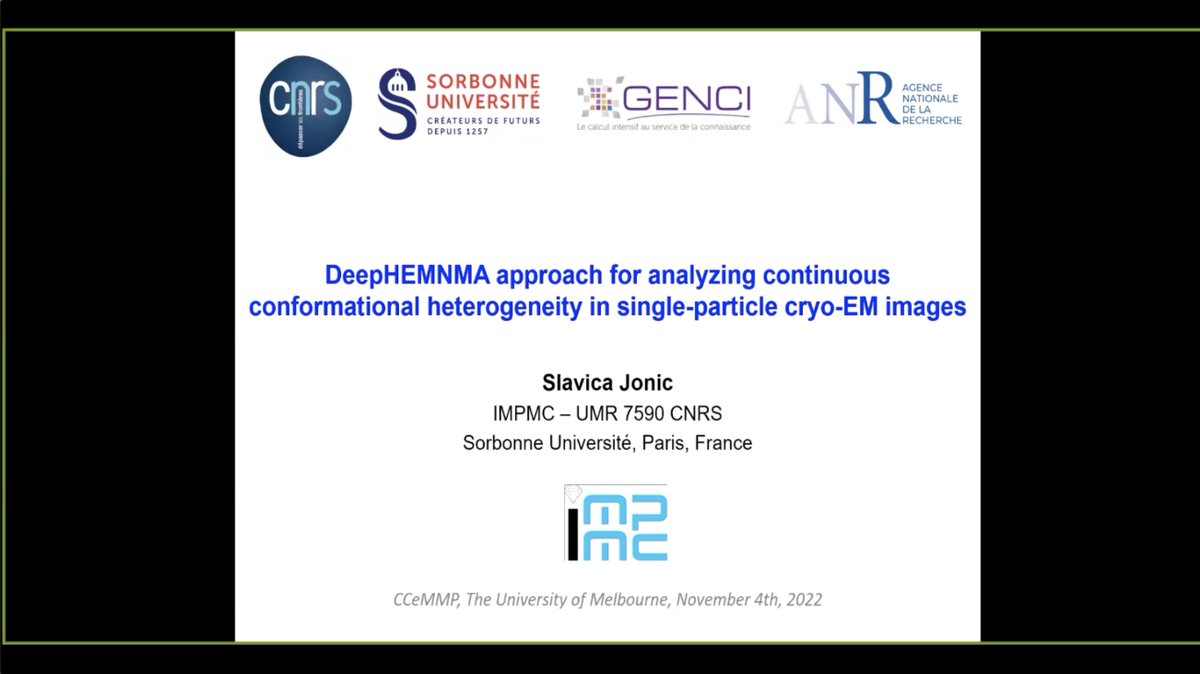 Thank you to Dr Slavica Jonic for an amazing talk this morning🤯👏👏
Missed it....youtu.be/A1wyWJUrZuk