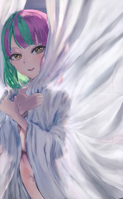 最近リリースされたドルフィンウェーブからヘリ-・ルイス描きました。#ドルフィンウェーブ #ドルウェブ #ヘリー・ルイス 