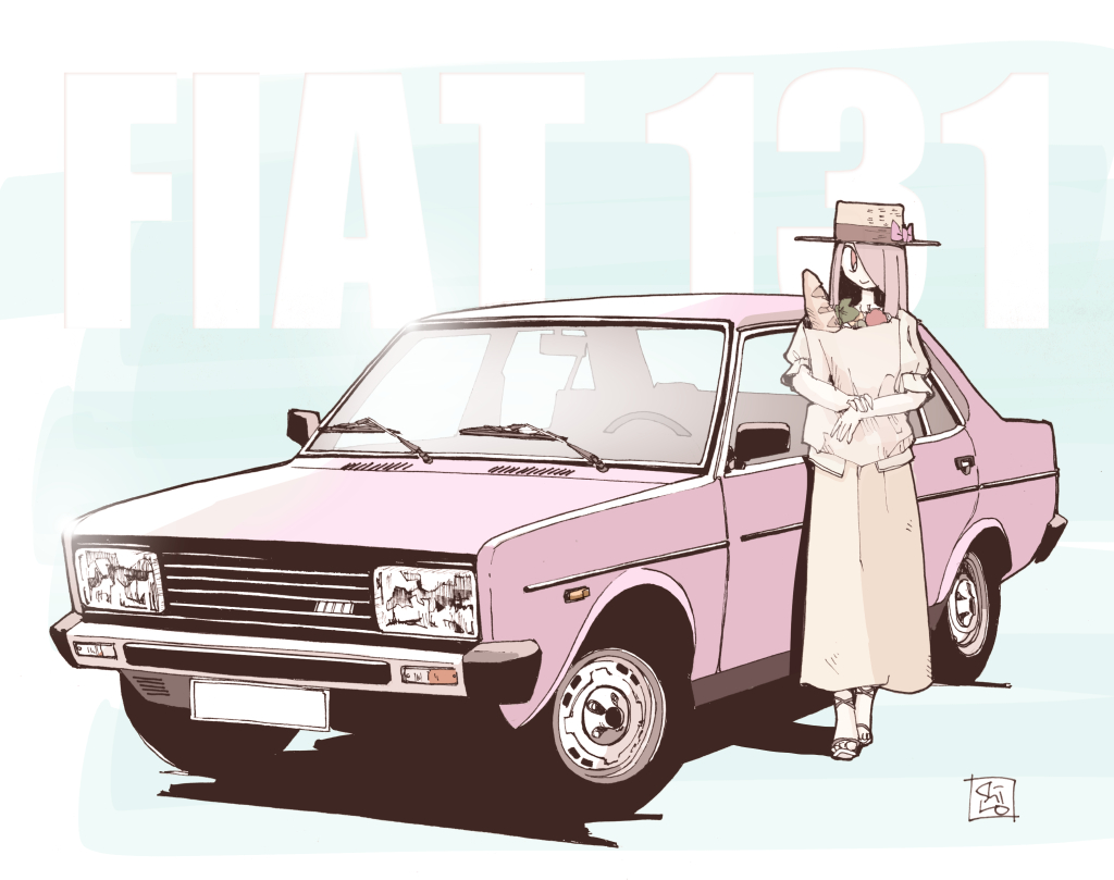 スーシィ・マンババラン 「FIAT(2) #いい四気筒の日 」|し ろ（ 築 ５ ６ 年 ・ 心 不 全 療 養 中 ）のイラスト