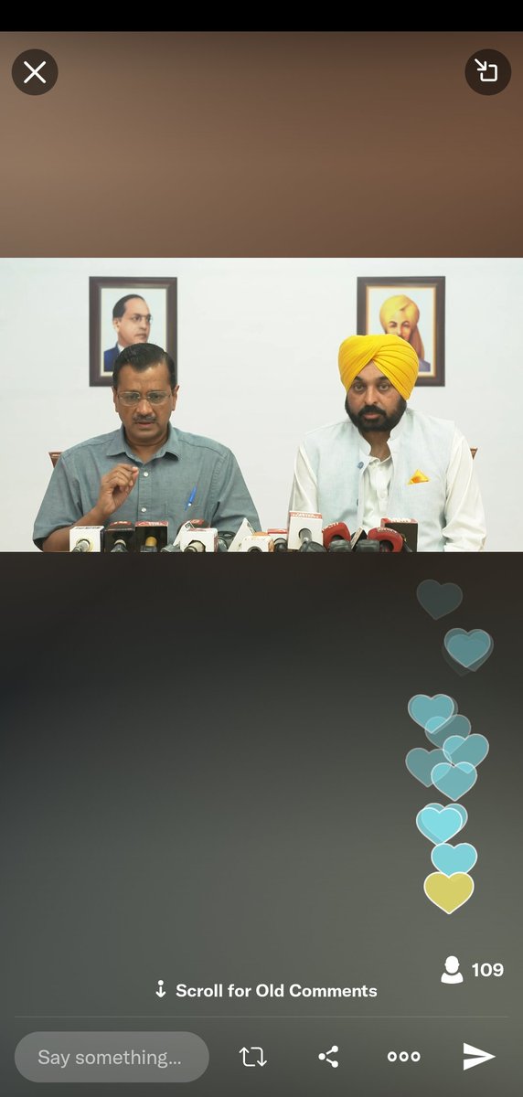 Pollution पर Delhi CM <a href="/ArvindKejriwal/">Arvind Kejriwal</a> और Punjab CM <a href="/BhagwantMann/">Bhagwant Mann</a> की सं x.com/i/broadcasts/1…