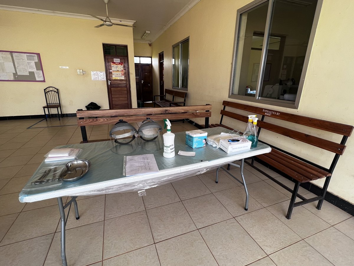 EvanceMori's tweet photo. Assessing Ebola treatment Preparedness at the main treatment HF in Misenyi, Kagera. Keeping 🤞🏽 a case doesn’t occur in Tanzania 🙏🏾 https://t.co/stGJh5n1AU