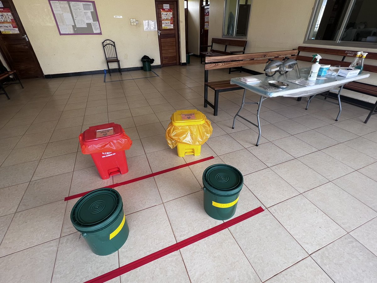EvanceMori's tweet photo. Assessing Ebola treatment Preparedness at the main treatment HF in Misenyi, Kagera. Keeping 🤞🏽 a case doesn’t occur in Tanzania 🙏🏾 https://t.co/stGJh5n1AU