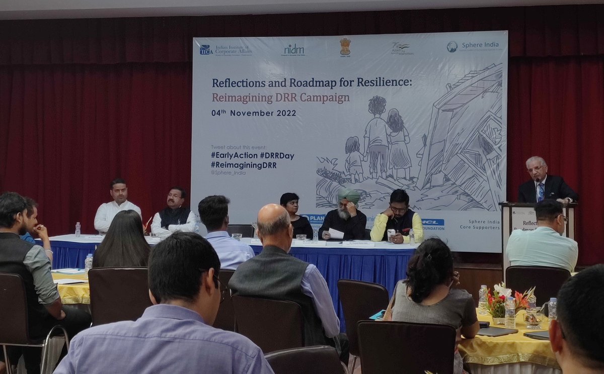 Anuradha_Doers's tweet photo. Attending the event 'Reflection and Roadmap for Resilience: Reimagining Disaster Risk Reduction' organized by @nidmmhaindia @Sphere_India and @IICAOfficial

#EarlyAction #DRRDay #ReimaginingDRR https://t.co/SAcCoM3Vkq