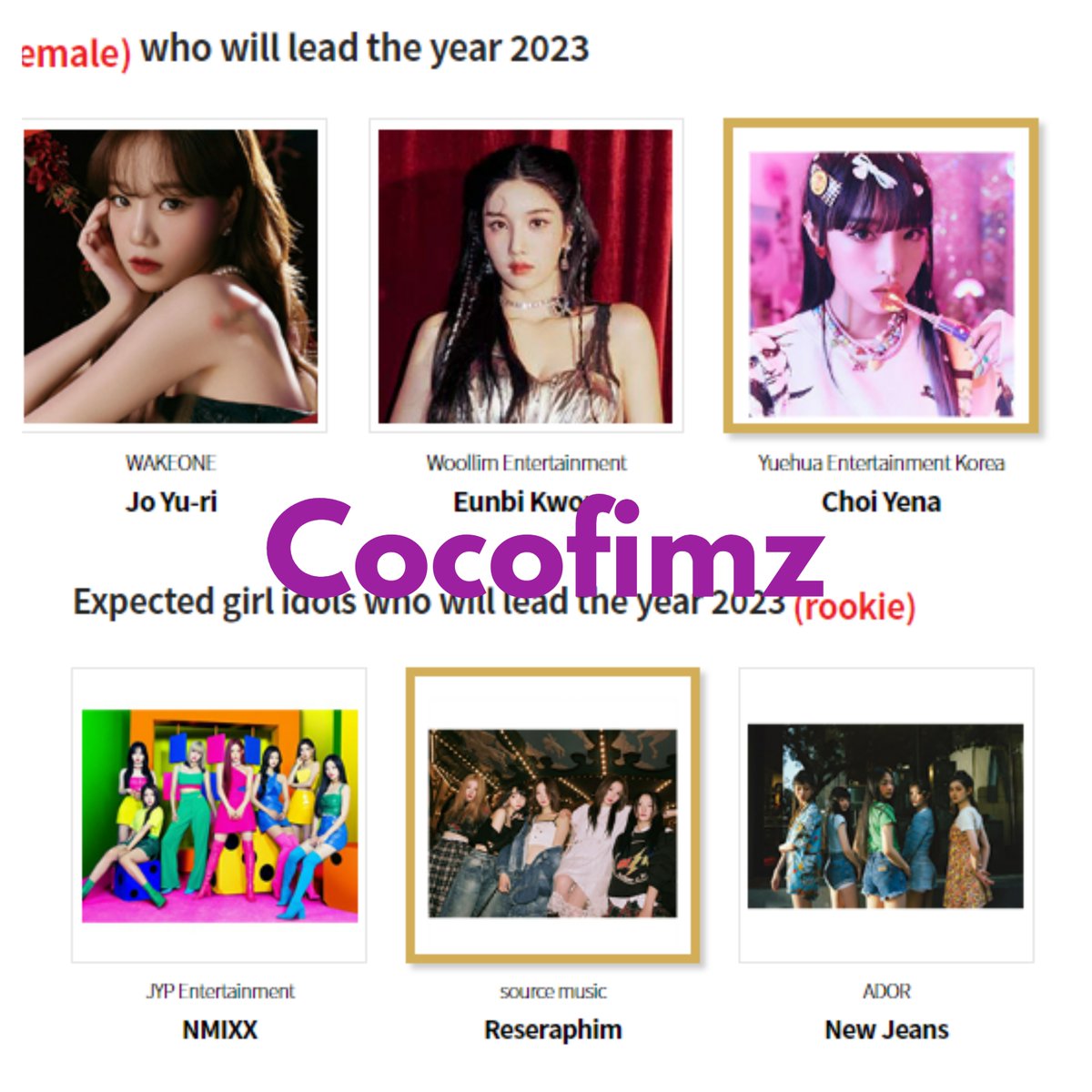 Cocofimz's tweet photo. @LESSERAFIM_VT #LESSERAFIMxYENA #LESSERAFIMxYURI #LESSERAFIMxSEULGI #LESSERAFIMxDOYOUNG
2 https://t.co/FQnowpp9y0