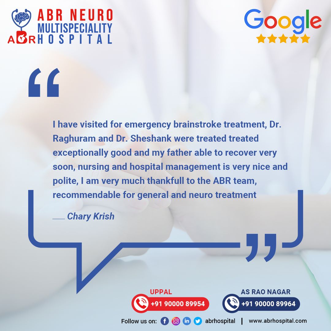 ABRHospital's tweet photo. We at ABR, take utmost pride in our patient-first values which makes us the Best Neuro &amp; Multi Speciality Hospital In Hyderabad.
For appointment:
Call us:  9000089954 or 9000089964
#neurologistnearme #BestNeurologistinHyderabad #neurologist #strokerecovery #drraghuram #drshashank https://t.co/iKQaIJZxgA
