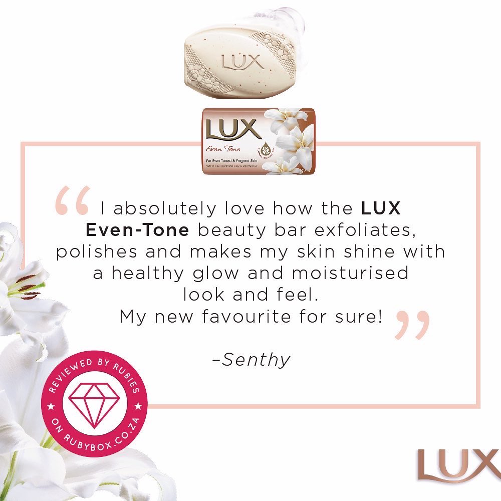 rubybox_beauty's tweet photo. We love a pretty soap to add to our bathroom aesthetic. Have you tried the LUX Even-Tone beauty bars yet? 💗
Read more: https://t.co/ectkX14AQz
#rubyboxLUX #LUXeventone #GlowUnapologetically #MyBeautyMyStrength https://t.co/AWVk4O56ND