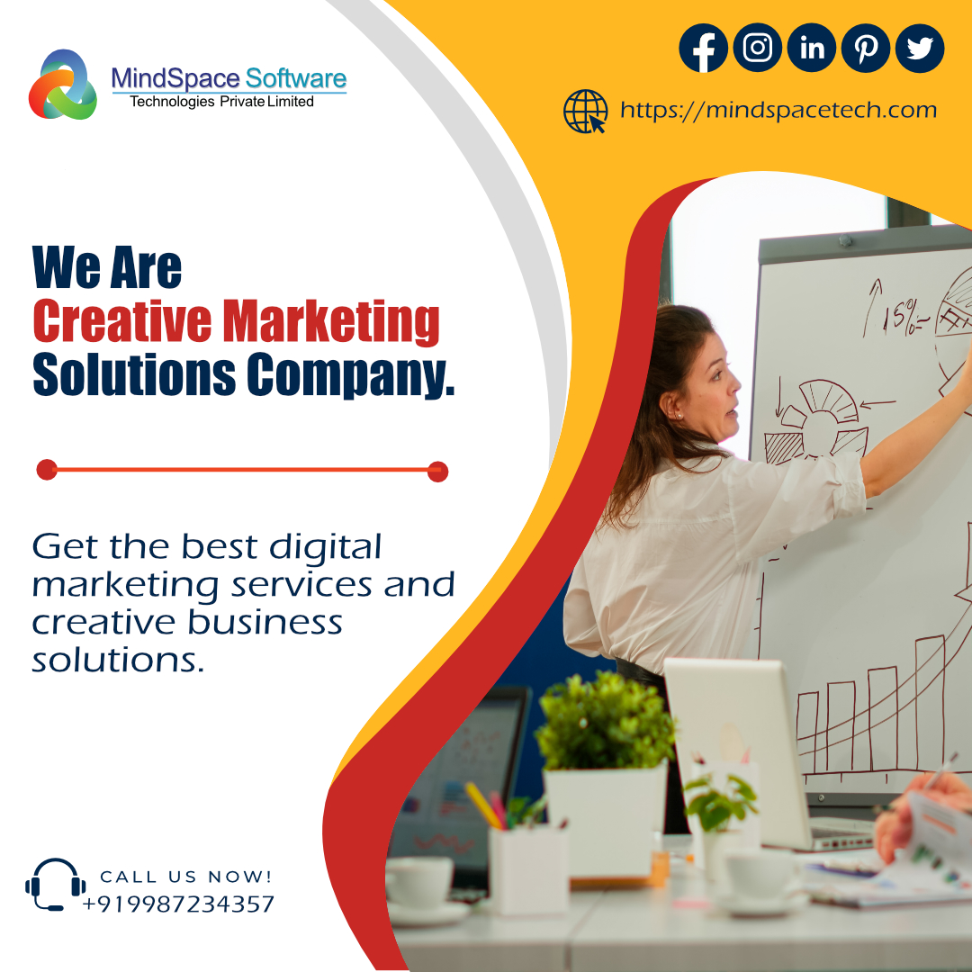 mindspace_tech's tweet photo. | We are creative marketing solutions company. 
Get the best digital marketing services and creative business solutions. 
.
.
.
#entrepreneurship #affiliatemarketing #businessowner #webdevelopment #content #mindspacetech #websitedesign #digitalmarketingstrategy #marketingonline https://t.co/h97Fx2JEkc