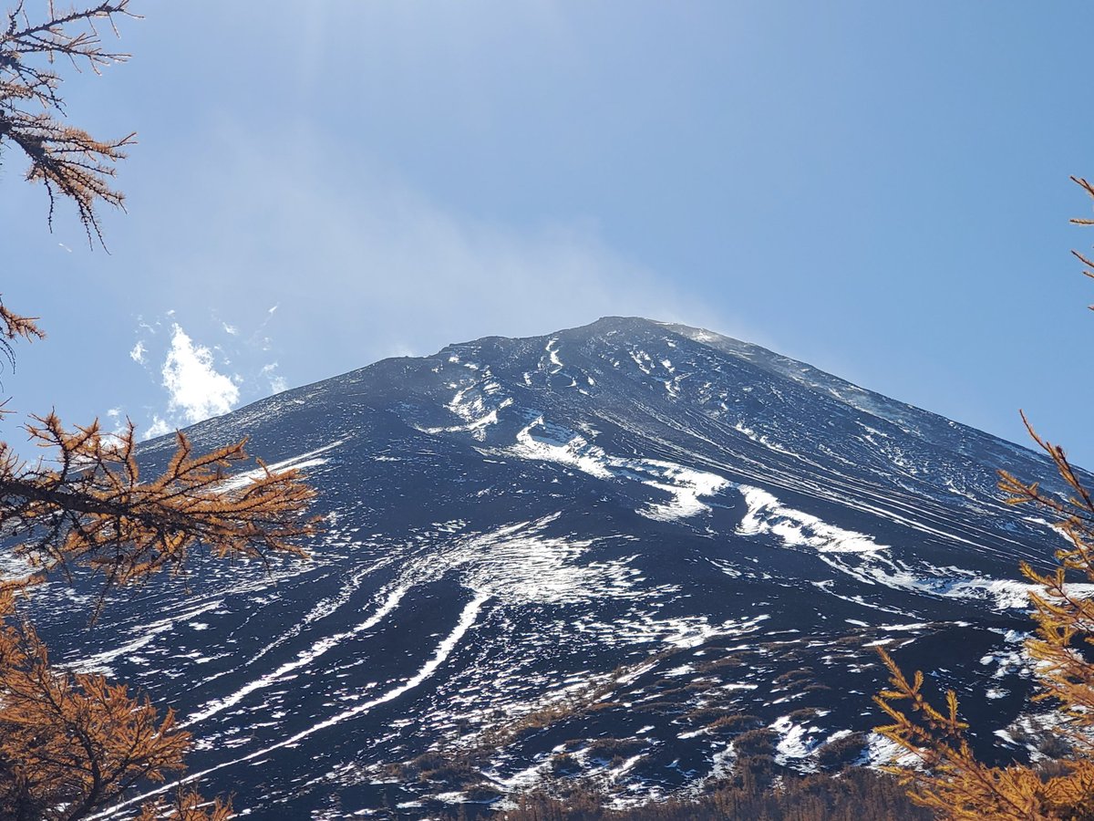 「富士山五合目行ってきましためっちゃ寒かった山頂見えたけどでかすぎて距離感バグって」|栗崎三号(栗)🌰「田部さんは食べられたい」コミックス発売中🍚各話配信中のイラスト