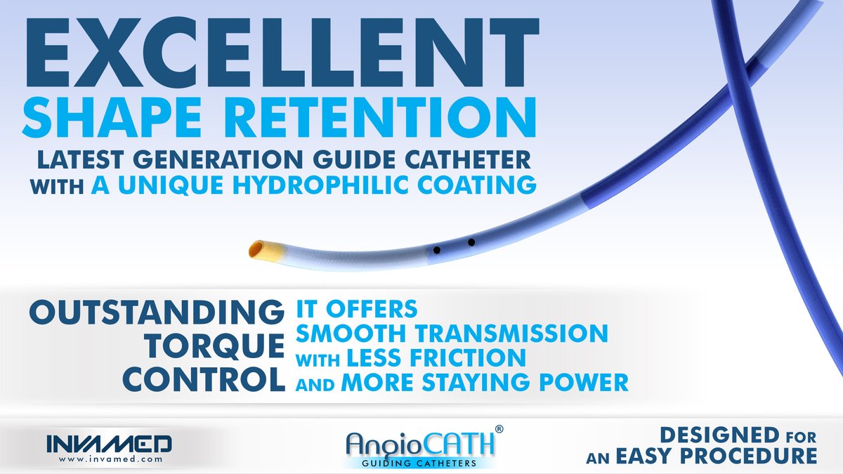 rdglobal_inc's tweet photo. AngioCATHⓇ Guiding Catheters
⭐Guide Catheter with a UNIQUE hydrophilic coating
🔹Outstanding torque control
🔹Excellent shape retention
🔹Smooth transmission with less friction and more staying power
Find out more👇🏻
👉https://t.co/ZKPgnU1l67
#AngioCATH #GuideCatheter https://t.co/6ijkjQsZTe