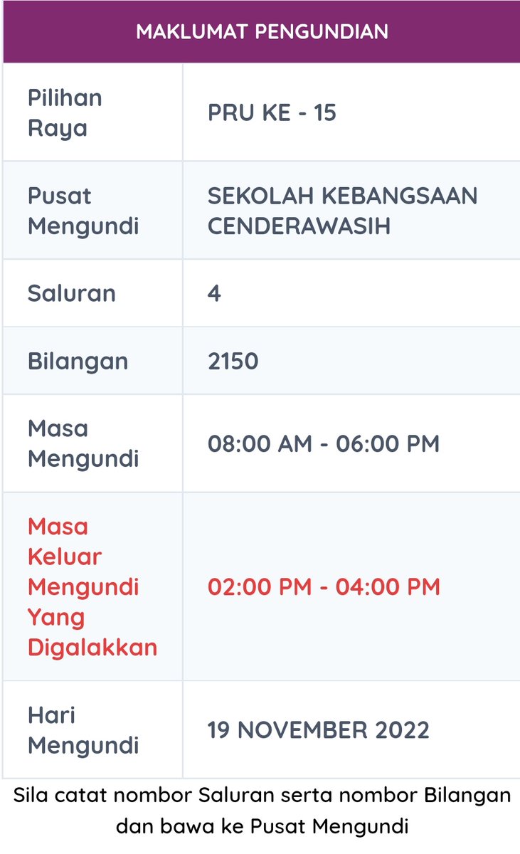 H_Bakkaniy's tweet photo. MAKLUMAT UNTUK PENGUNDI KALI PERTAMA/BARU

1) Pusat Mengundi; Ini tempat yang kau akan buang undi.Tak boleh suka-suka tukar dan pusat mengundi tak semestinya sama bagi setiap PRU/PRN/PRK.Semuanya terserah kepada ketetapan SPR. https://t.co/jI3R1K4GX1