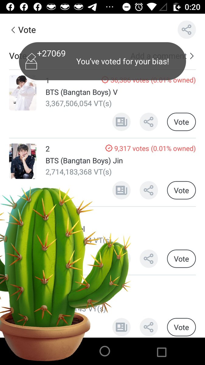 Crazy184ever's tweet photo. @YTarmyMx @BTS_twt Masiva final a Tae&amp;Jin 

#MercaditoFP
#NopalitosTeam🌵
#BTS #방탄소년단 @BTS_twt https://t.co/S1xAds5Xp7