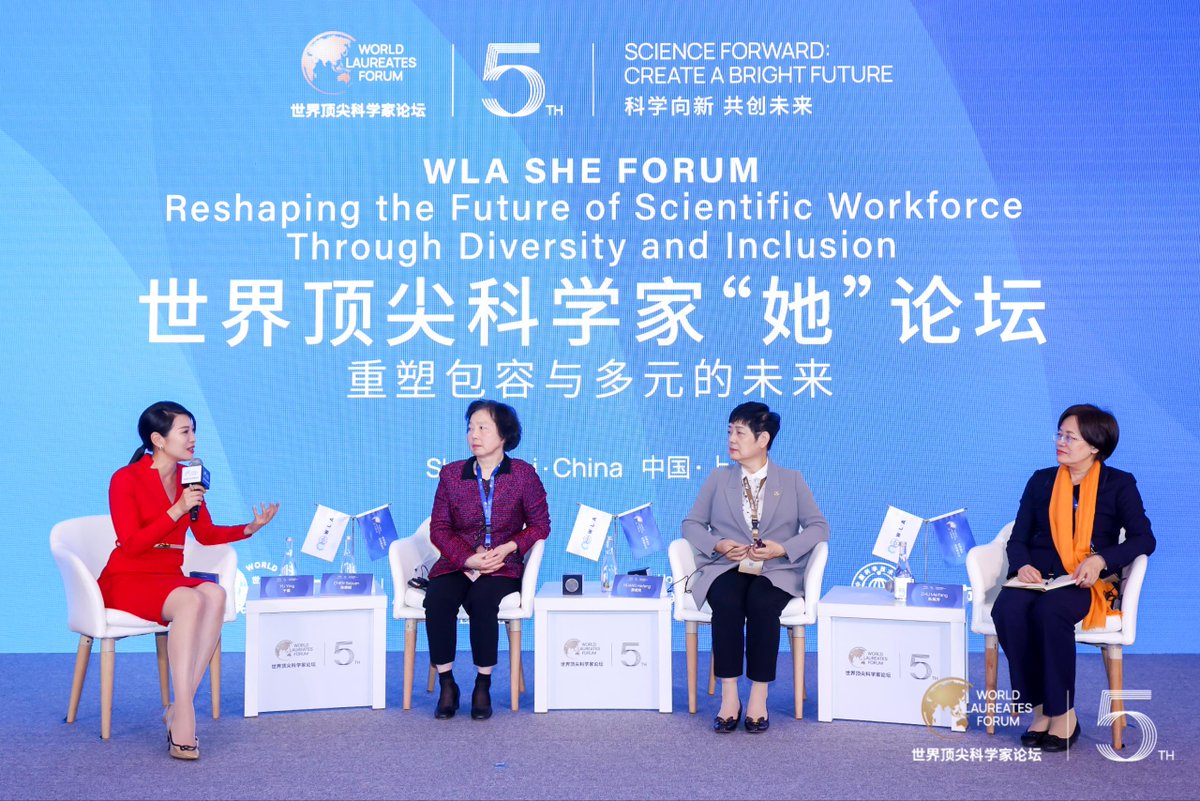 wlaforum's tweet photo. Zhu Meifang, academician of the Chinese Academy of Sciences (#CAS), advocated dispelling stereotypes about #females in the fields of #STEM and called on #women to be independent and brave in stating their views at the #SHEForum of the 5th #WLAFORUM. #SheMatters #WhatTheySay https://t.co/ITqptMsTB2