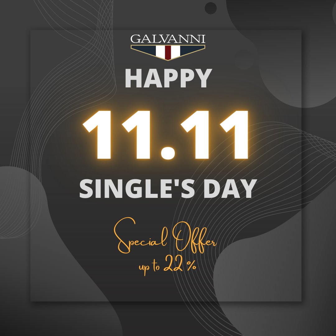 galvanni_it's tweet photo. Need a little self-love this Singles Day?!❤ - https://t.co/pZq5UUnlcL https://t.co/7MCCxI47oj