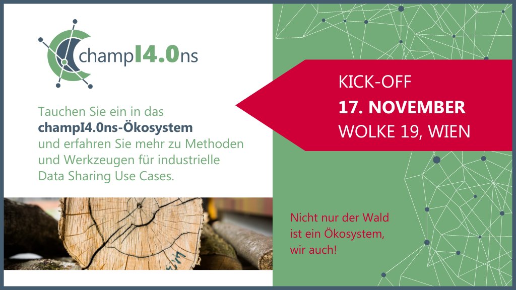 #ProjektKickOff #Join #RegisterNow

Schon angemeldet? 

Tauche ein in unser Ökosystem und lass uns gemeinsam mehr erreichen!

🗓  champI4.0ns Projekt Kick-Off am 17. November, ab 14 Uhr 
📍 Wolke 19, Wien

➡️ eventbrite.com/e/champi40ns-i…