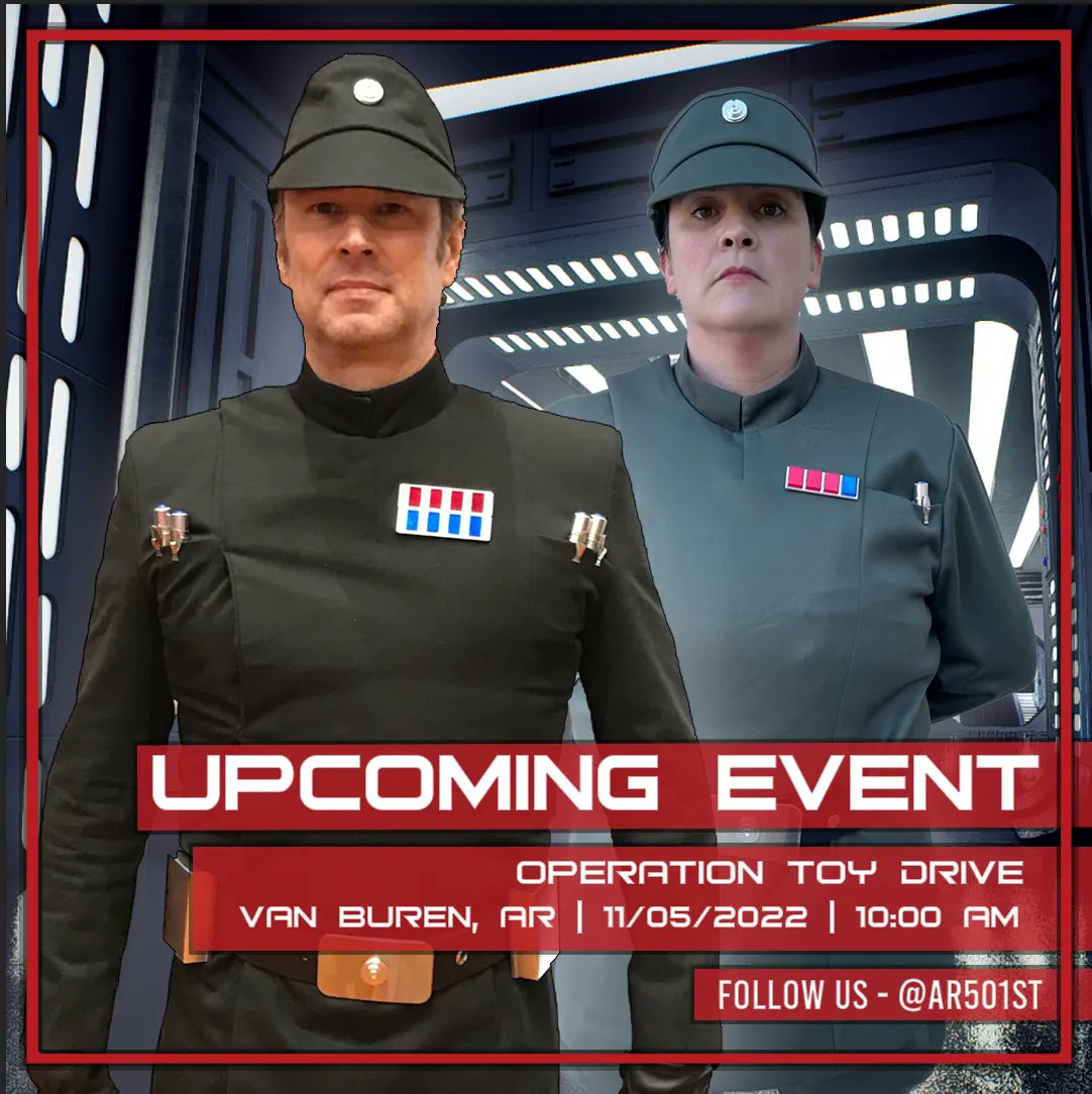 Upcoming event announcement.

Event Name: operation christmas toy drive
Venue: Walmart Van Buren
Venue address: 2314 Fayetteville road
Van Buren

Event Start: 11/05/2022 - 10 am
Event End: 11/05/2022 - 2 pm

We hope to see you there!