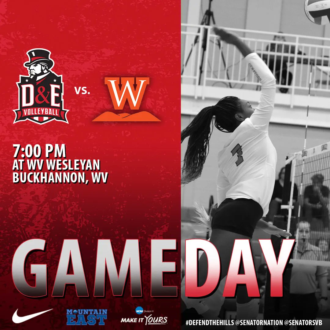 SenatorNation (@senatornation) on Twitter photo 🏐 GAME DAY. The <a href="/senatorsvb/">Davis & Elkins Volleyball</a> team wraps up the regular season on the road tonight at 7pm as they clash with conference foe WV Wesleyan in Buckhannon, WV. #DEfendthehills #MECvolleyball
🖥️ Live Stream: buff.ly/3Uodvci
📊 Live Stats: buff.ly/3Ul00tT 🏐 GAME DAY. The <a href="/senatorsvb/">Davis & Elkins Volleyball</a> team wraps up the regular season on the road tonight at 7pm as they clash with conference foe WV Wesleyan in Buckhannon, WV. #DEfendthehills #MECvolleyball
🖥️ Live Stream: buff.ly/3Uodvci
📊 Live Stats: buff.ly/3Ul00tT