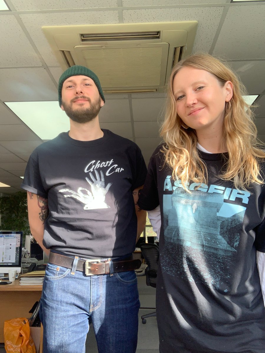 Happy @bbc6music #TShirtDay 2022!!!
We’re sporting new <a href="/AsgeirMusic/">Ásgeir</a> and <a href="/ghostcarband/">Ghost Car</a> here at OLI HQ 🥰❤️