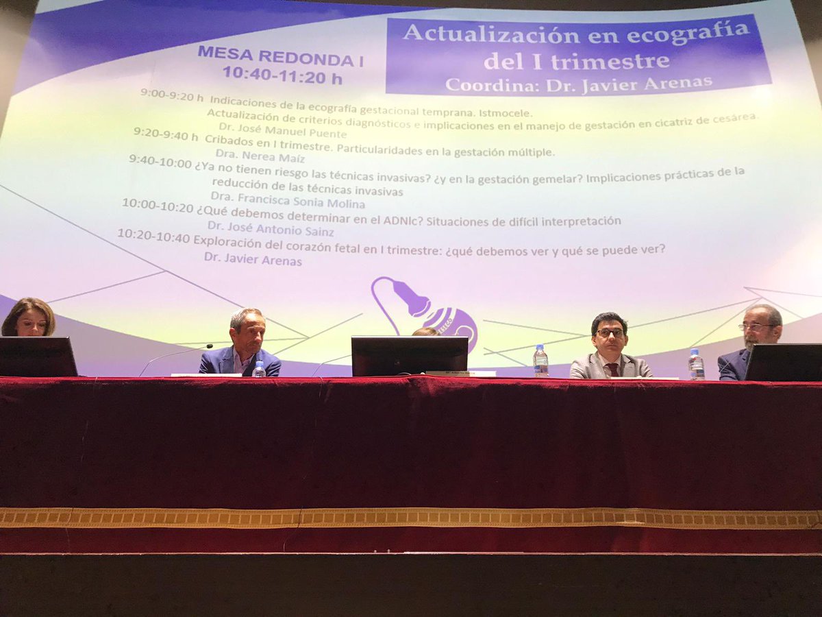 Estamos disfrutando de la calidad de los ponentes del Curso de Actualización en Ecografía Obstetrica organizado por la SESEGO y <a href="/sego/">Paco Segovia 📐</a> en el <a href="/icomasturias/">Ilustre Colegio Oficial de Médicos de Asturias</a> de Oviedo con casi 400 participantes , enorme calidad de los temas de gran aplicación clínica.