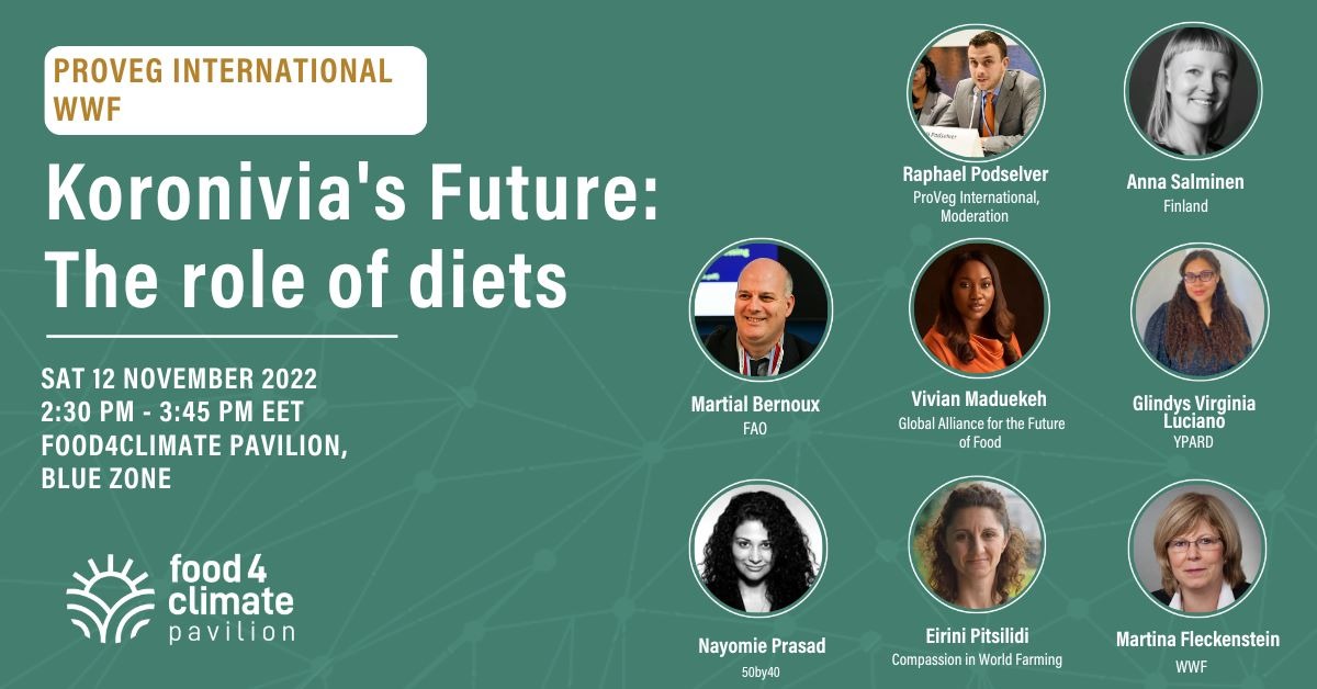 YPARD (@ypard) on Twitter photo 🌟YPARD at COP27
Join us at the at the Food4Climate Pavilion, where our Network & Strategic Engagement Manager, <a href="/LucianoGlindys/">Glindys Virginia Luciano</a> will discuss an up-dated Koronivia work program focusing on healthy plant-rich diets.
📅12 Nov
More bit.ly/3h1G2pL 🌟YPARD at COP27
Join us at the at the Food4Climate Pavilion, where our Network & Strategic Engagement Manager, <a href="/LucianoGlindys/">Glindys Virginia Luciano</a> will discuss an up-dated Koronivia work program focusing on healthy plant-rich diets.
📅12 Nov
More bit.ly/3h1G2pL