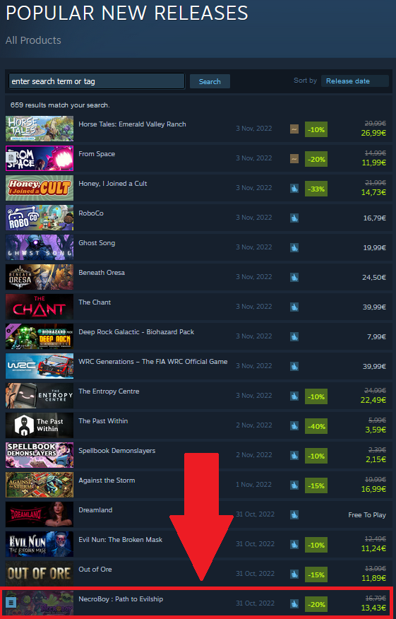 Present on the Popular New #Release on #Steam ! That's a start! First step to become a Lord of Evil 😈
#gaming #GamingPC #indiedev #Unity