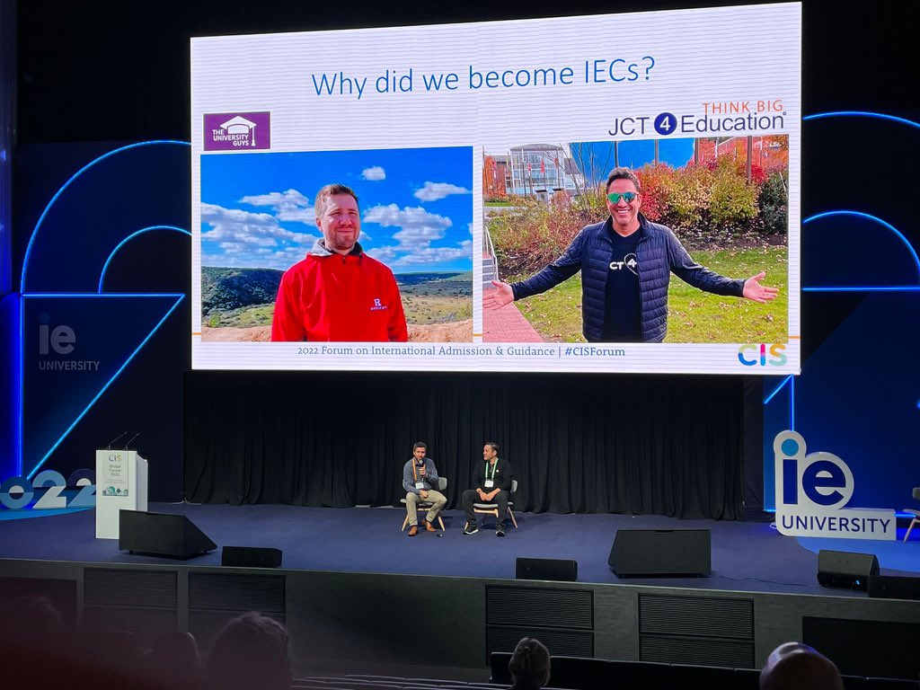 JuankTamayo's tweet photo. Thank you @CISEducation for the opportunity to present this morning with David Hawkins at the #CISForum Madrid @UniGuyDavid @IEuniversity @Jct4education https://t.co/F9noVA3h4q