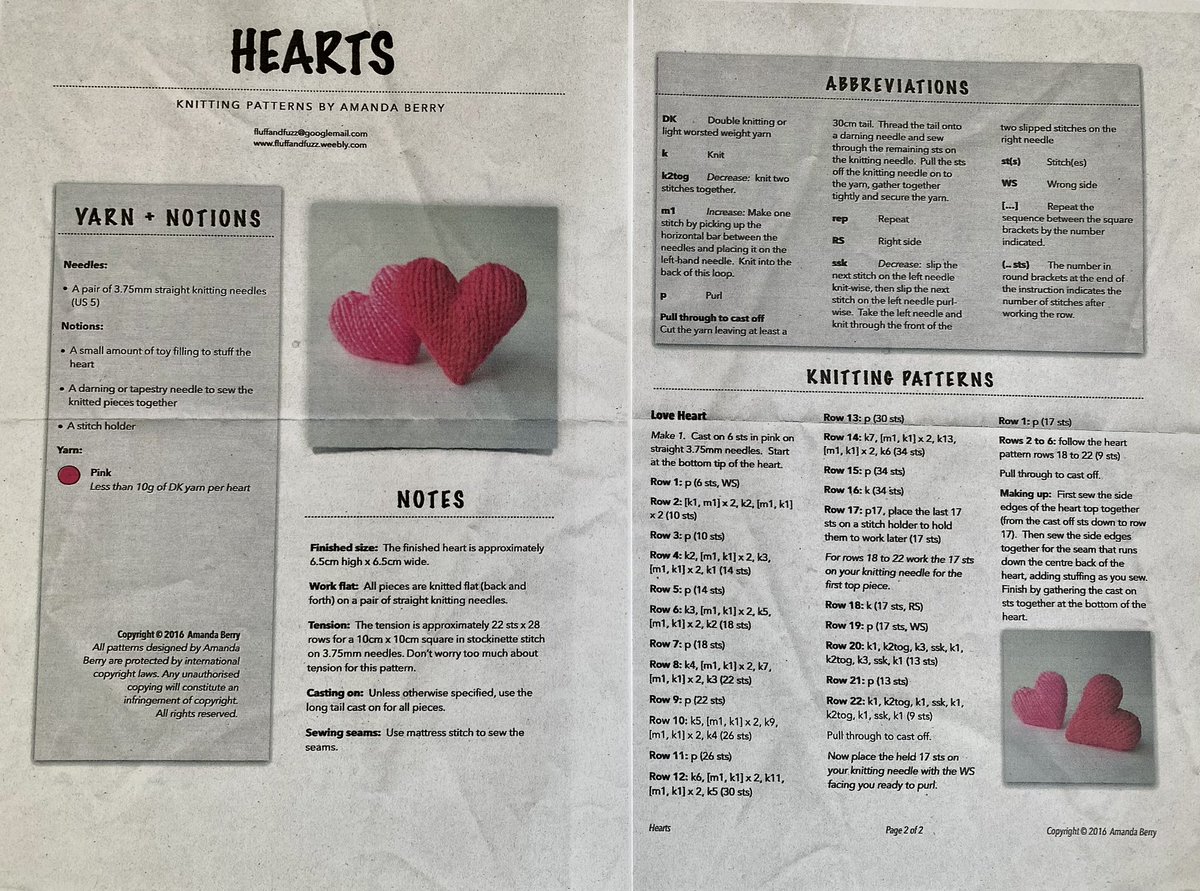 The End of Life team in Ipswich would love it if any “knitters” out there could make some of these for them ~ for their patients and relatives for memory boxes. 
For any other info~please do get in-touch with Alice.Martin@esneft.nhs.uk (End of Life Clinical Skills Nurse).
<a href="/ESNEFT/">East Suffolk and North Essex NHS Foundation Trust</a>