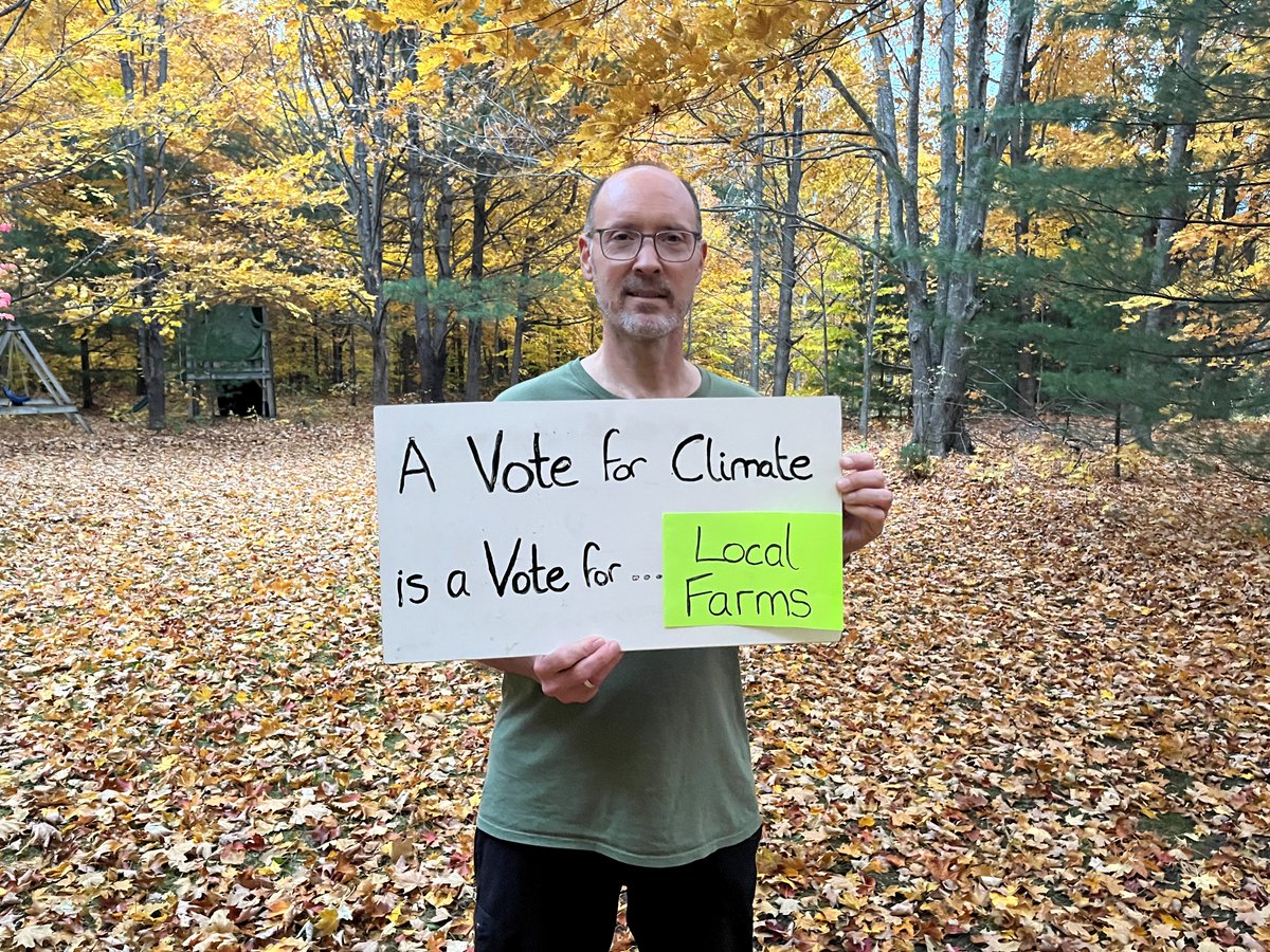 Local farms are impacted by climate change more than any other industry.  Support local farmers, advocate for regenerative agriculture and be a #ClimateVoter #GrassrootsClimate