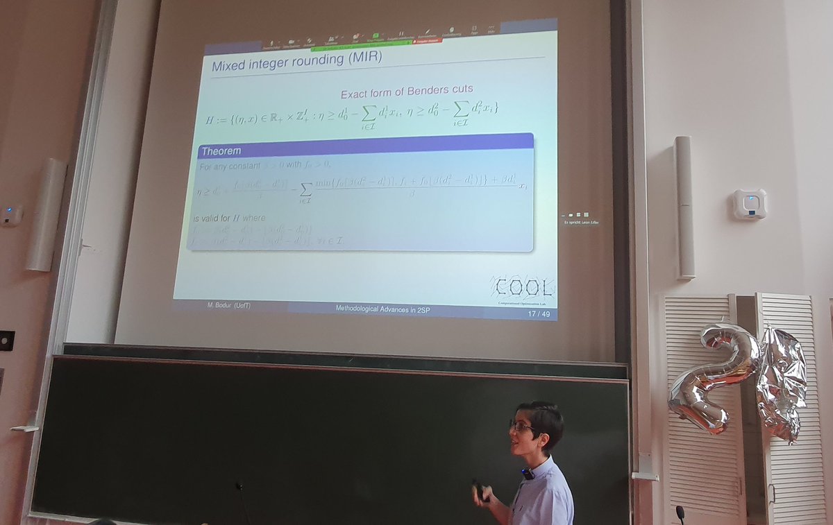 . <a href="/meurevine/">MBodur</a> with a very encouraging talk on 2-stage stochastic programming. Cutting edge research: OO preprint published today.