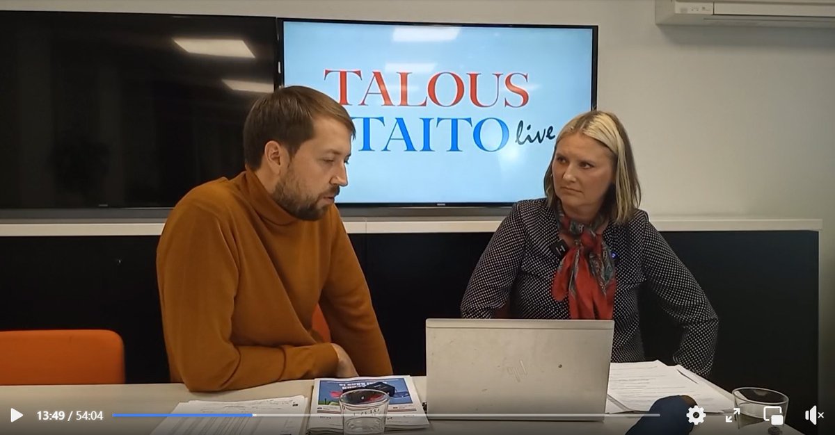 Taloustaito LIVE:ssä aiheena #verotus2023. Kenen verot kiristyvät, kenen kevenevät? Miten käy palkansaajien ja eläkeläisten ostovoimalle eri tuloluokissa? Millaisia vähennyksiä on luvassa? Vieraana on <a href="/veroekonomisti/">Mikael Kirkko-Jaakkola</a> youtu.be/2LjfInLNmTQ #taloustaitolive <a href="/OutiAiraksinen/">Outi Airaksinen</a>
