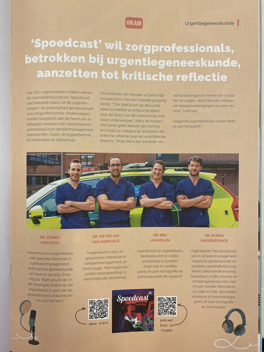 Straffe podcast van top team urgentieartsen ZOL podcasts.apple.com/be/podcast/spo… <a href="/ZOLziekenhuis/">ZOL</a>