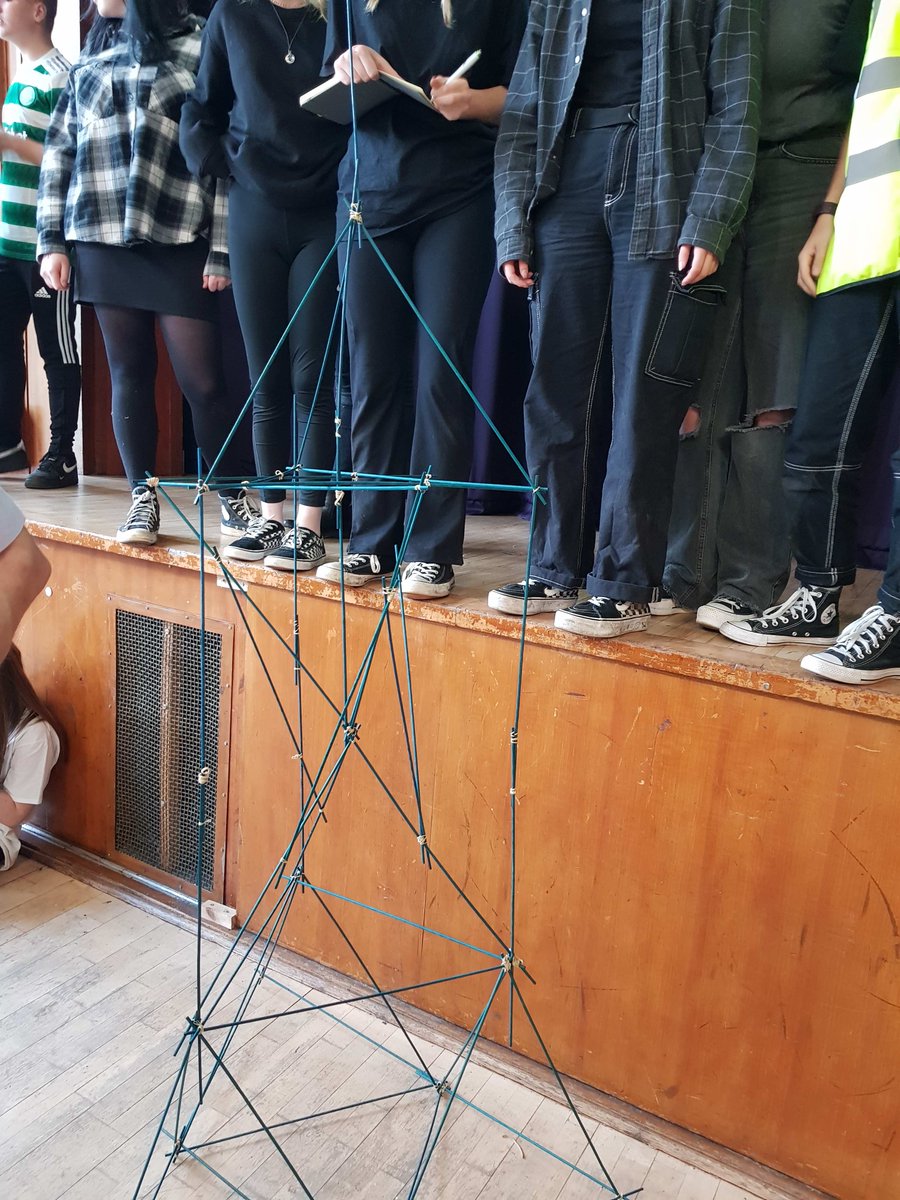 This week Asst. QS, Ashley McCurry, & Environmental Contracts Mgr., Sam Hesling, delivered a #stem workshop to @GrantownGrammar S3 pupils with @DYWICH & @CountrysideLS. Pupils got an insight into our industry & #careers in #engineering & excelled in the tower building challenge!