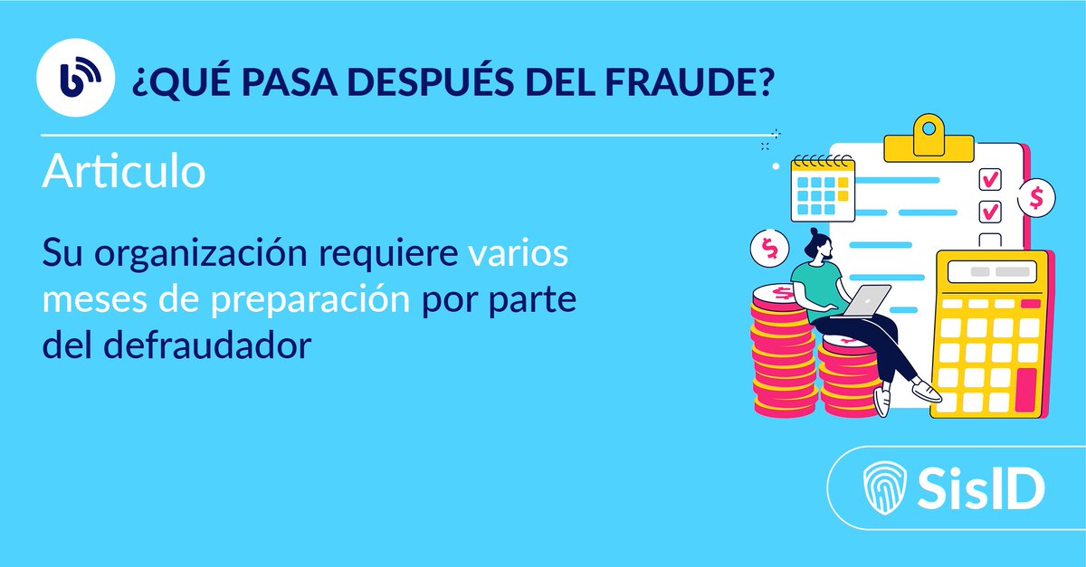 🔎El fraude bancario es una lacra para las empresas. Sis ID comparte con nosotros un interesante artículo sobre qué ocurre con el dinero después del fraude y cuáles son los riesgos tanto para el defraudador como para las empresas.
👉bit.ly/3sZd8cA