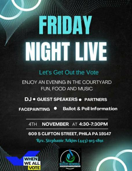 Nov 4: Friday Night Live