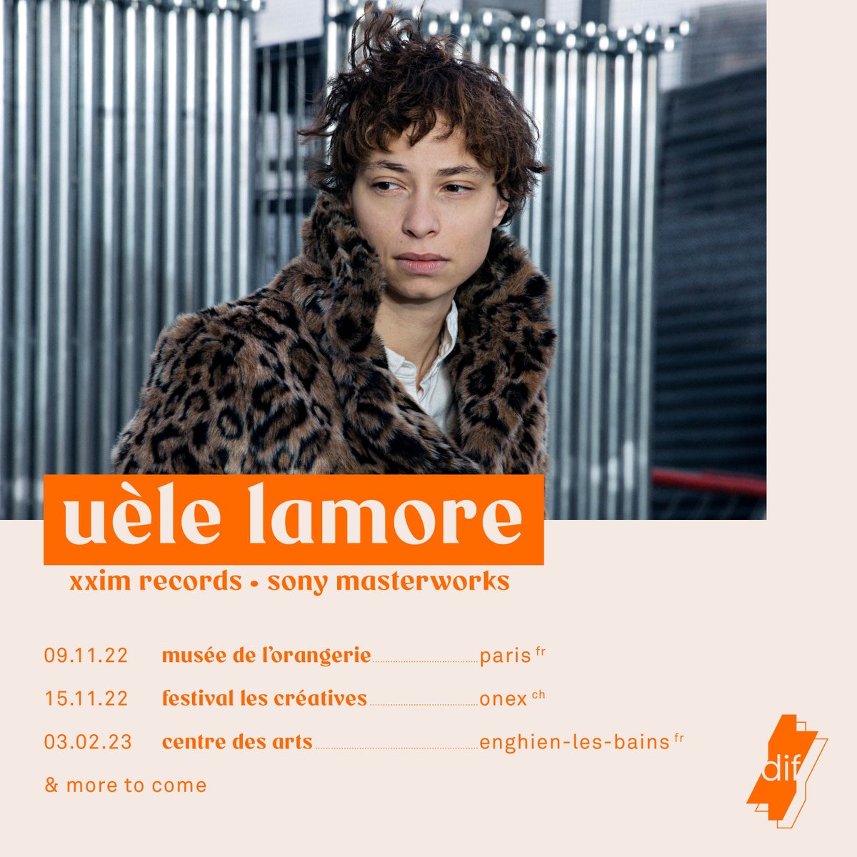 Happy release day #UèleLamore✨&amp; don’t miss her on tour + she will be playing in Paris next week!!
👉 Discover her new single 'Something About Us' here: uelelamore.lnk.to/multiply