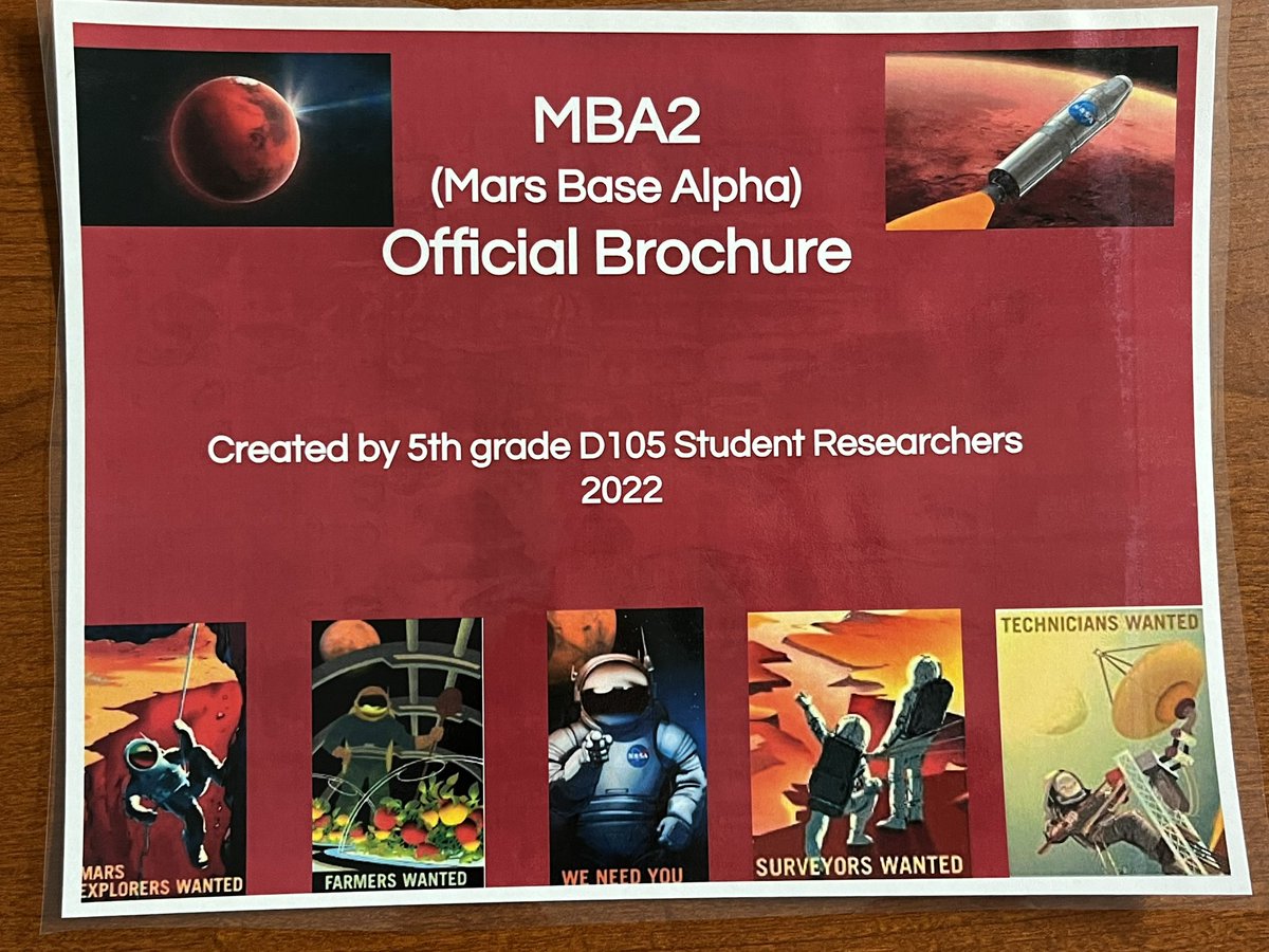 MooseTeach's tweet photo. 5th graders in D105 read #SpaceCase and did research to create an MBA2 (Mars Base Alpha). Come join our Martian Colony!! #mars @LaGrangeD105AAD @dist105 🚀 🌍 https://t.co/fNp48tqu7G