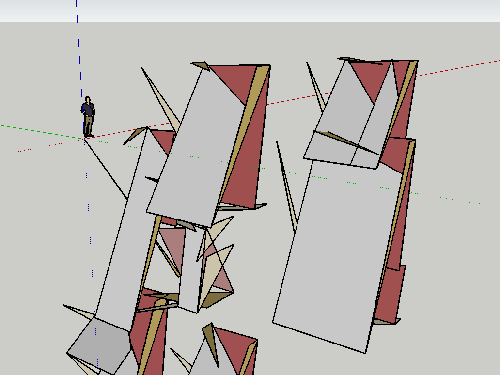 verbeke_stijn's tweet image. Sketchup Euclid plugin messing  up my #EnergyPlus model of a house. Apparently it is fed up with #buildingsimulation, and wants to explore the artistic inner self.